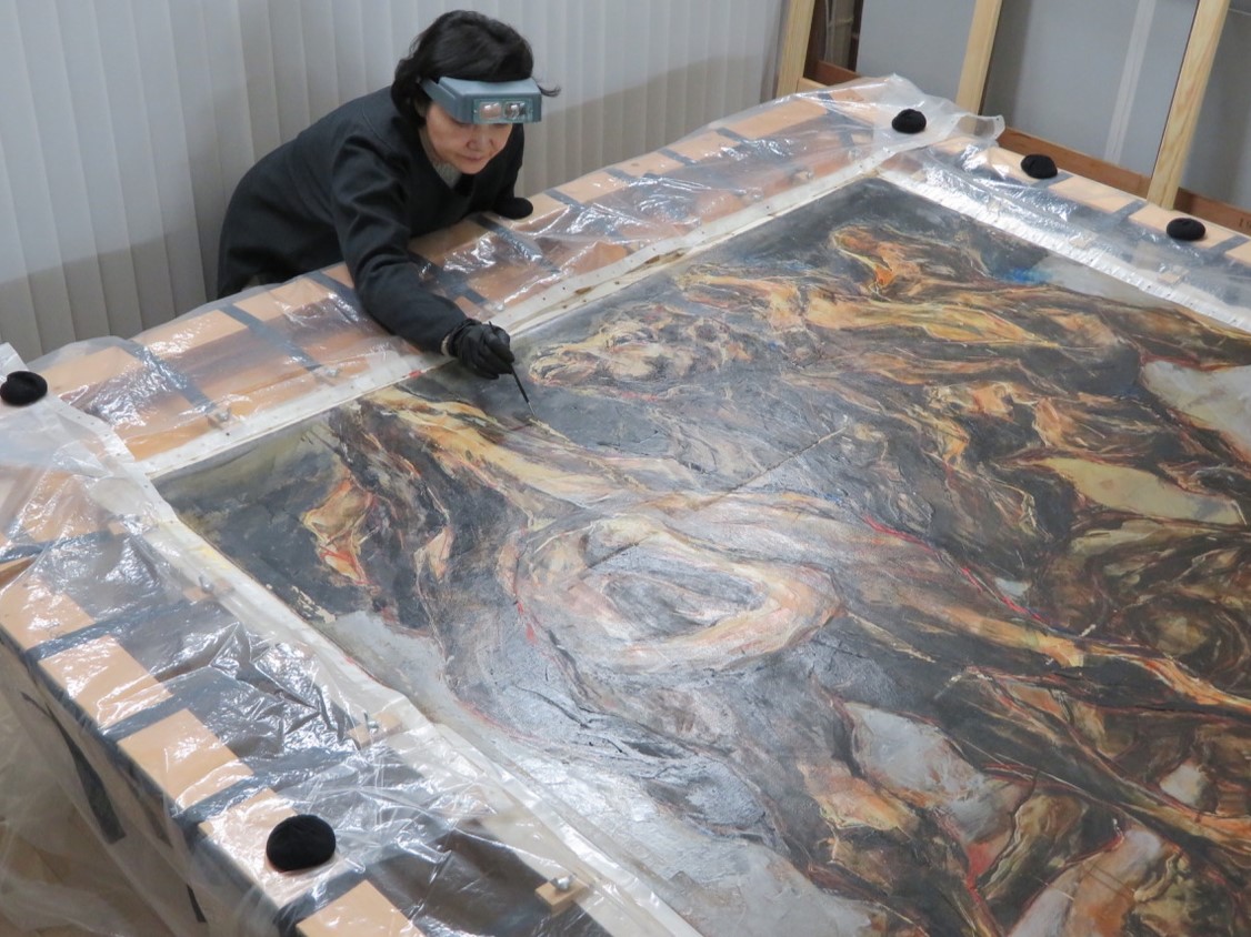 熊本地震で損壊した田中憲一作品を修復して御船地域の文化復興を牽引 